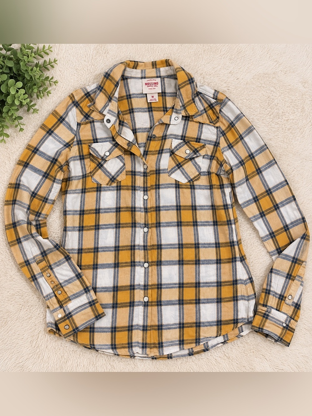 Vintage Mossimo Millennium Core Plaid Shirt | M